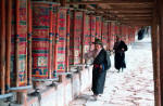 Spinning prayer wheels
