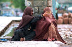 Women near the Khyber Pass