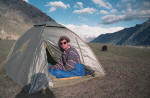 Mark in Batura tent