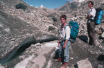 Mark and Alex on Batura glacier
